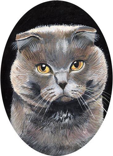 Scottie - tempera su cartoncino
ovale 20x30 cm
collezione privata - Milano