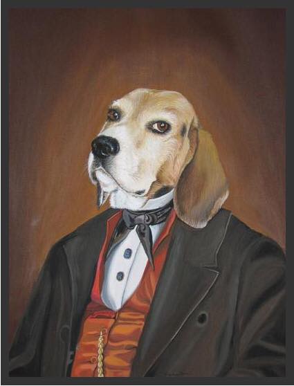 Rudolph - tempera su cartoncino,
50x70 cm
Collezione privata  - Milano
