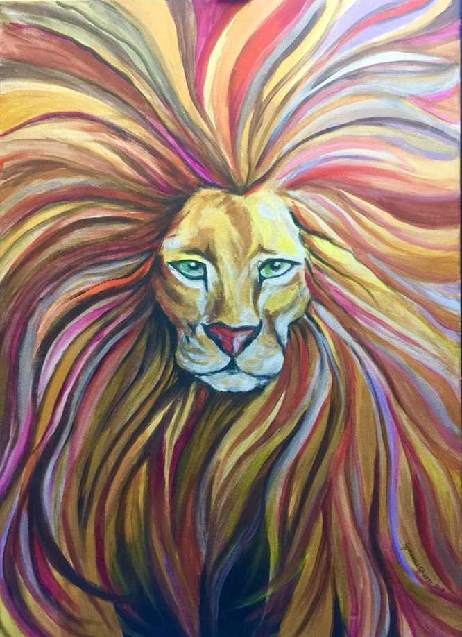 Il Leone - Collezione Privata - Roma
Tela 50x70 cm Acrilico
Potente raffigurazione del Leone. Energia, sensualità, possenza, amore, forza, carattere.