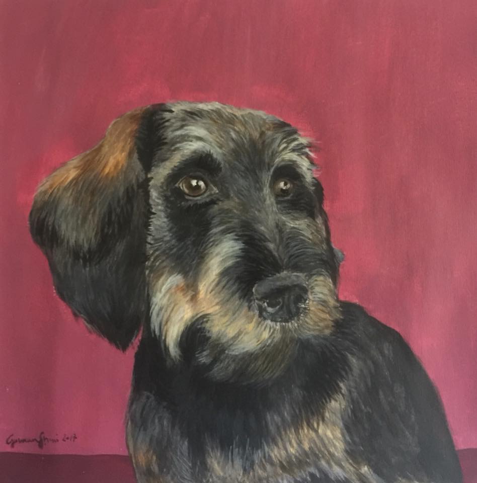 Jolie - Tempera su cartoncino
30x30 cm 
Collezione privata Como