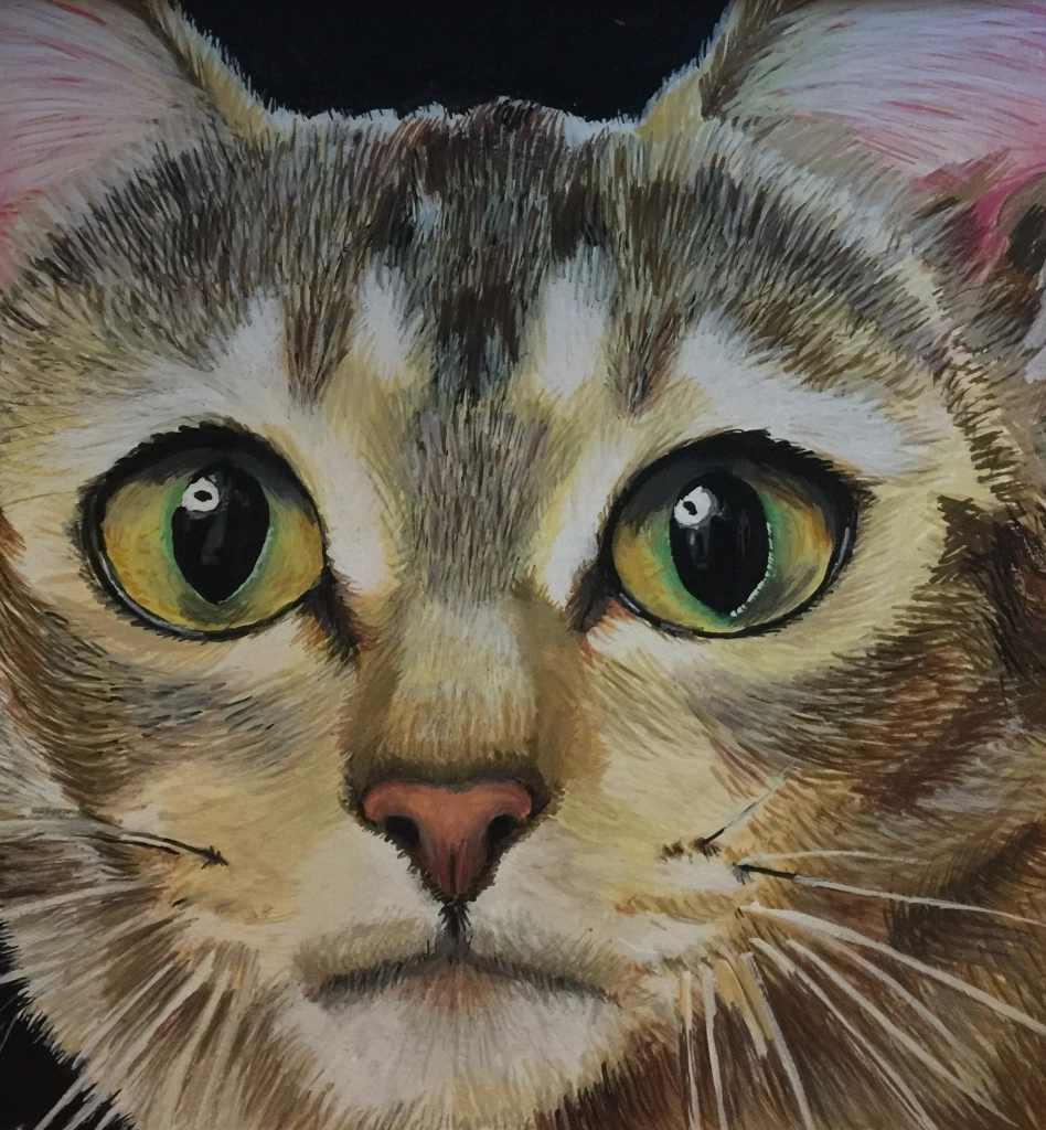 Bengala - Tempera su cartoncino
15x15 cm - Milano